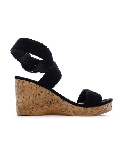 Sandales noires femme chattawak summer kira