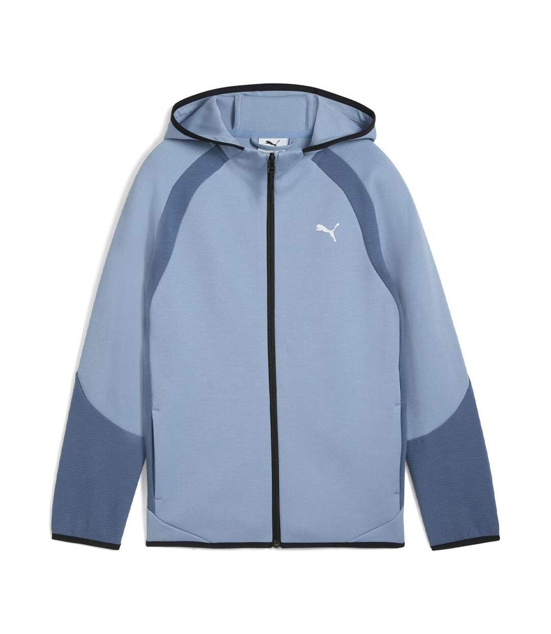 Sweat zippé bleu homme puma evostripe-1