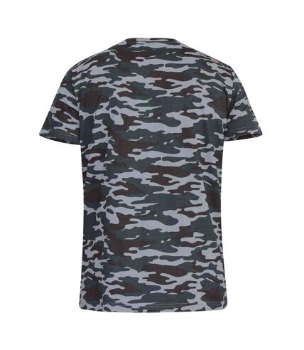 Duke Mens Gaston Kingsize Camouflage Print T-Shirt (Storm)