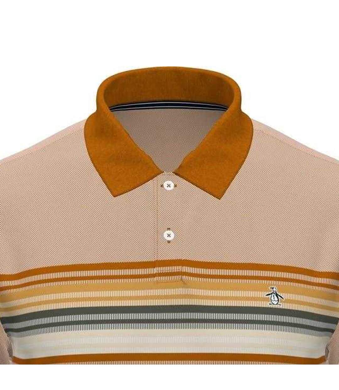 Polo Homme Marron Original Penguin-2