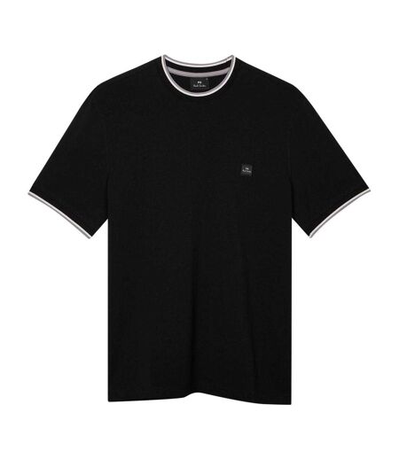 Mens Patch Logo T-shirt Black Paul Smith