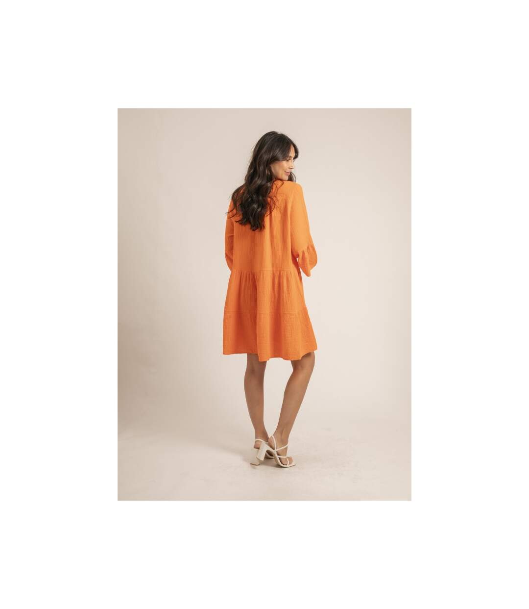 Robe courte gaze de coton IELLA - Dona X Lisa-2