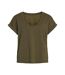 T-Shirt vert femme vila luxi-1