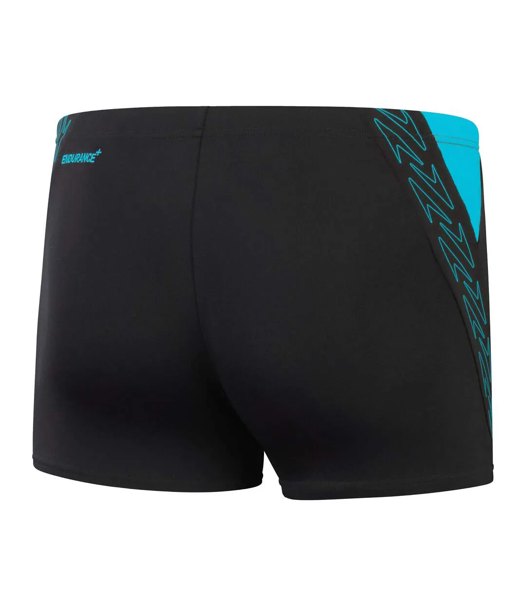 Mens Hyperboom Splice Repeat Logo Swim Shorts Black Speedo-2