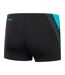 Mens Hyperboom Splice Repeat Logo Swim Shorts Black Speedo-2