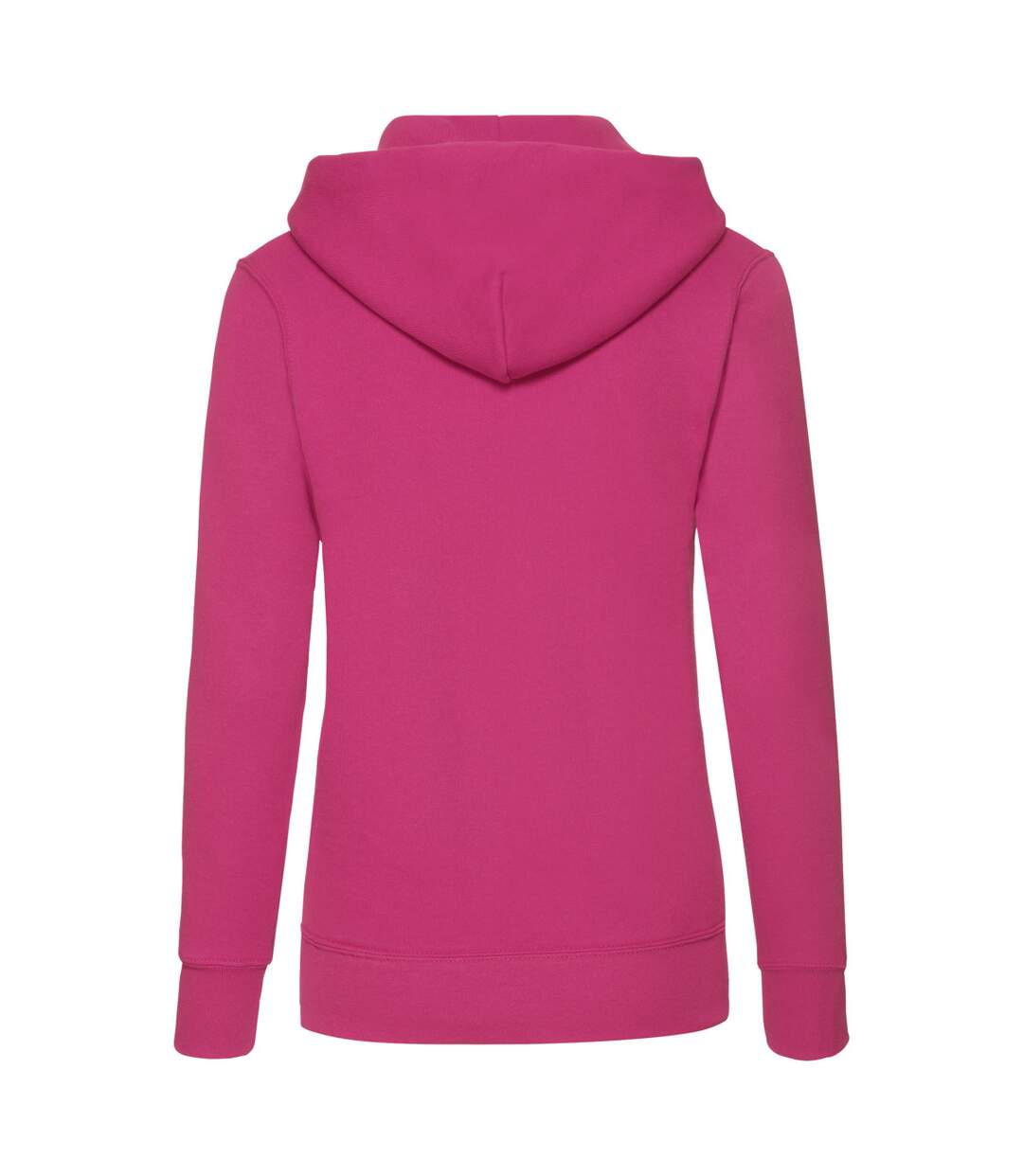Womens/ladies Classic Hoodie Fuchsia Fruit Of The Loom-2