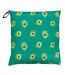 Peacock outdoor cushion cover one size green/blue/pink Evans Lichfield