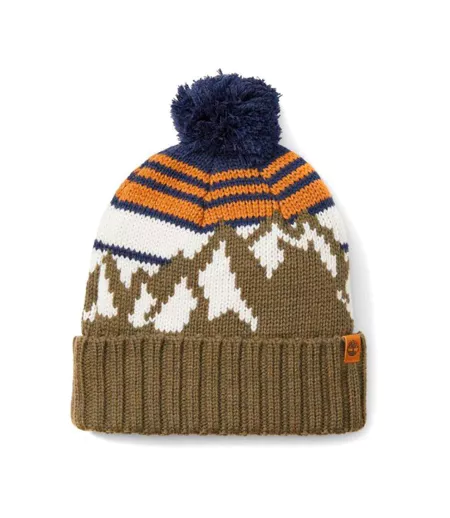 Bonnet blanc/marine/jaune/kaki homme timberland tb0a5zwja581 - taille unique