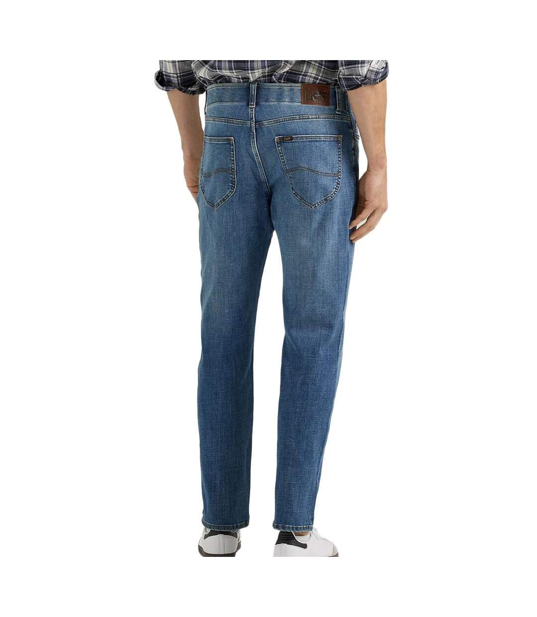 Jean straight bleu homme lee elmside - w38-l34-2