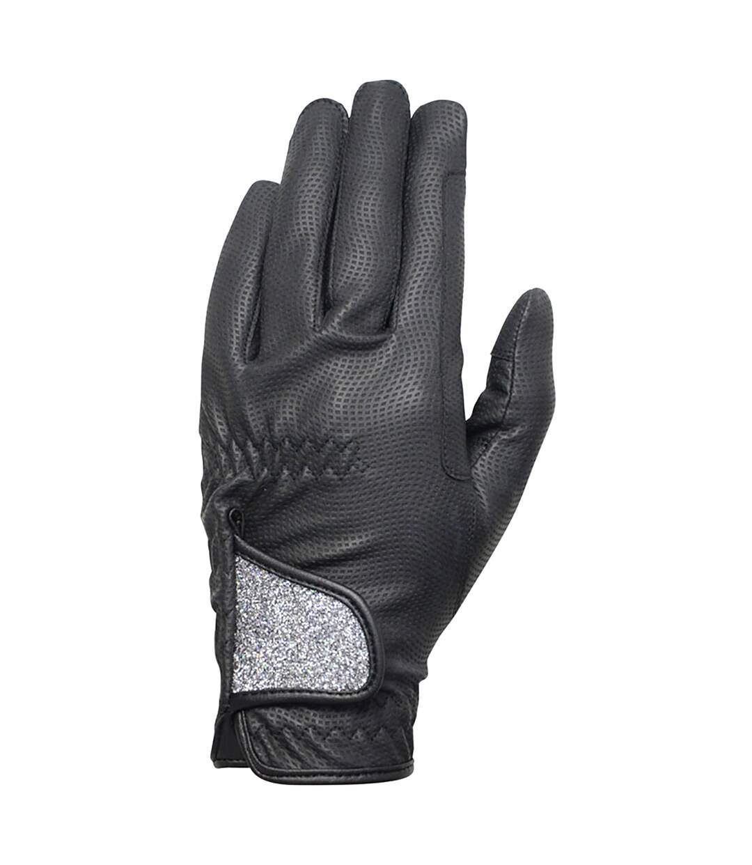 Gants d´équitation roka adulte noir / argenté Hy5