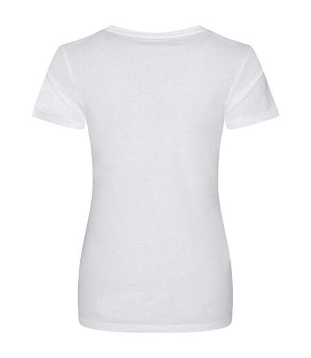 T-shirt Cascades Femme Blanc Ecologie