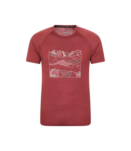 Haut Thermique Quest Homme Bordeaux Mountain Warehouse