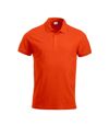 Clique Mens Classic Lincoln Polo Shirt (Blood Orange)