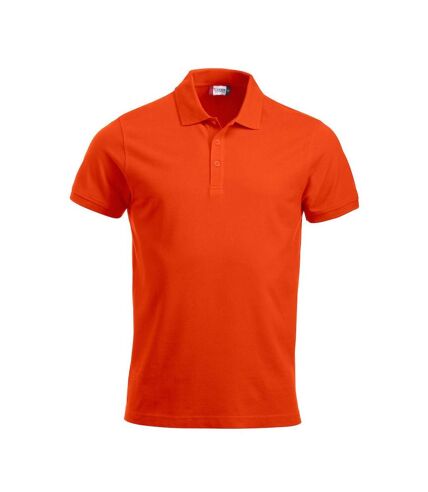 Clique Mens Classic Lincoln Polo Shirt (Blood Orange)