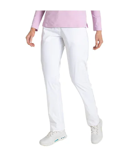 Womens/ladies Milla Nosilife Hiking Trousers White Craghoppers