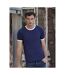 Fruit Of The Loom Mens Ringer Short Sleeve T-Shirt (Navy/White) - UTBC342-3