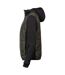 Tee Jay Womens/Ladies Stretch Hooded Jacket (Deep Green/Black) - UTBC5085