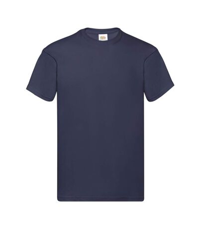 Fruit of the Loom Mens Original T-Shirt (Deep Navy)