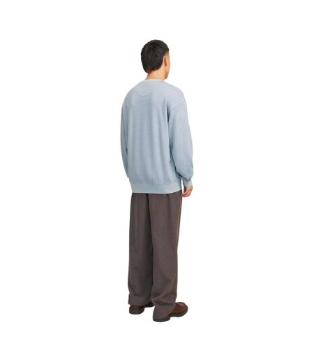 Unisex Adult Faded Drop Shoulder Sweatshirt Chambray Blue Jack And Jones