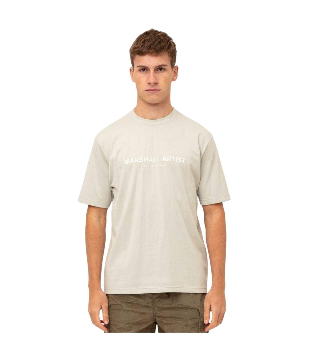 Mens T-shirt Dove Grey Marshall Artist-2