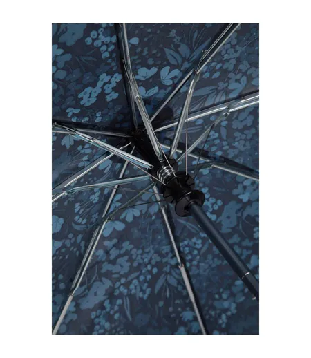 Parapluie Pliant Marche Motif/style Floral Taille Unique Bleu Foncé Mountain Warehouse