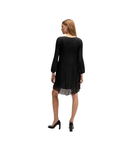 Robe Patineuse Femme Noir Boss
