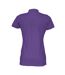 Womens/ladies Pique Lady T-shirt Purple Cottover-2