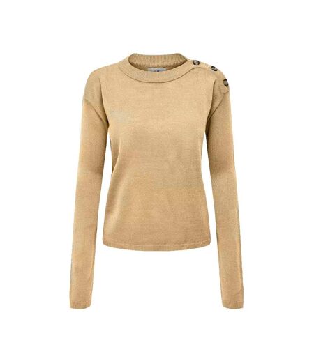 Pull Beige JDY Laura Button - M