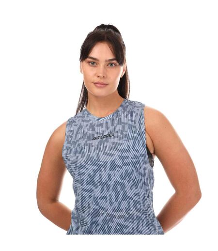 Débardeur terrex agravic femme bleu Adidas