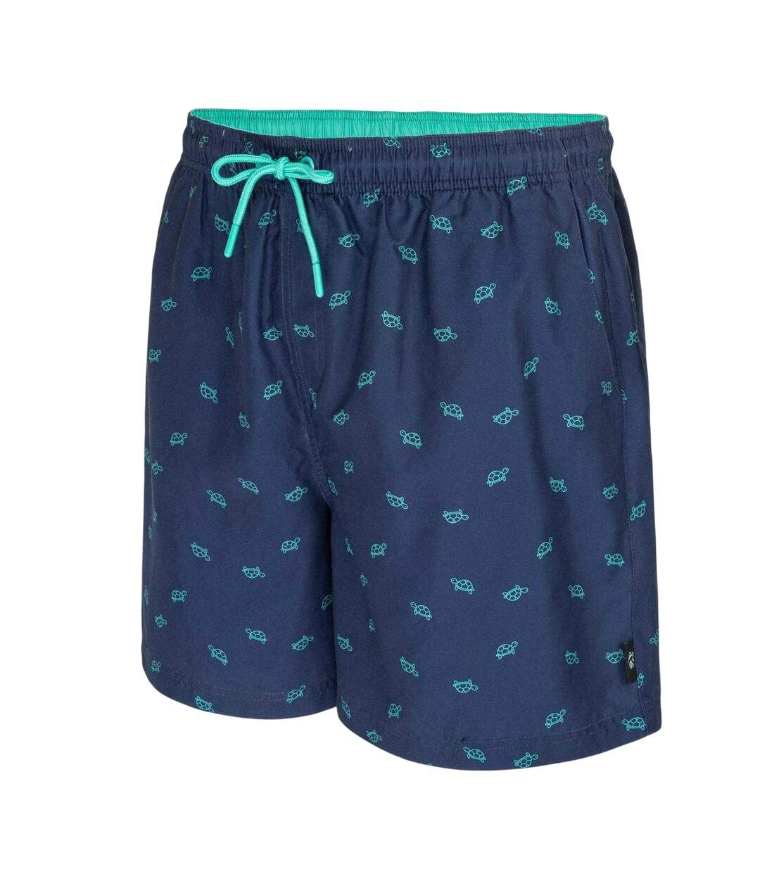 Short De Bain Motif/style Floral Homme Bleu Marine Hot Tuna-3