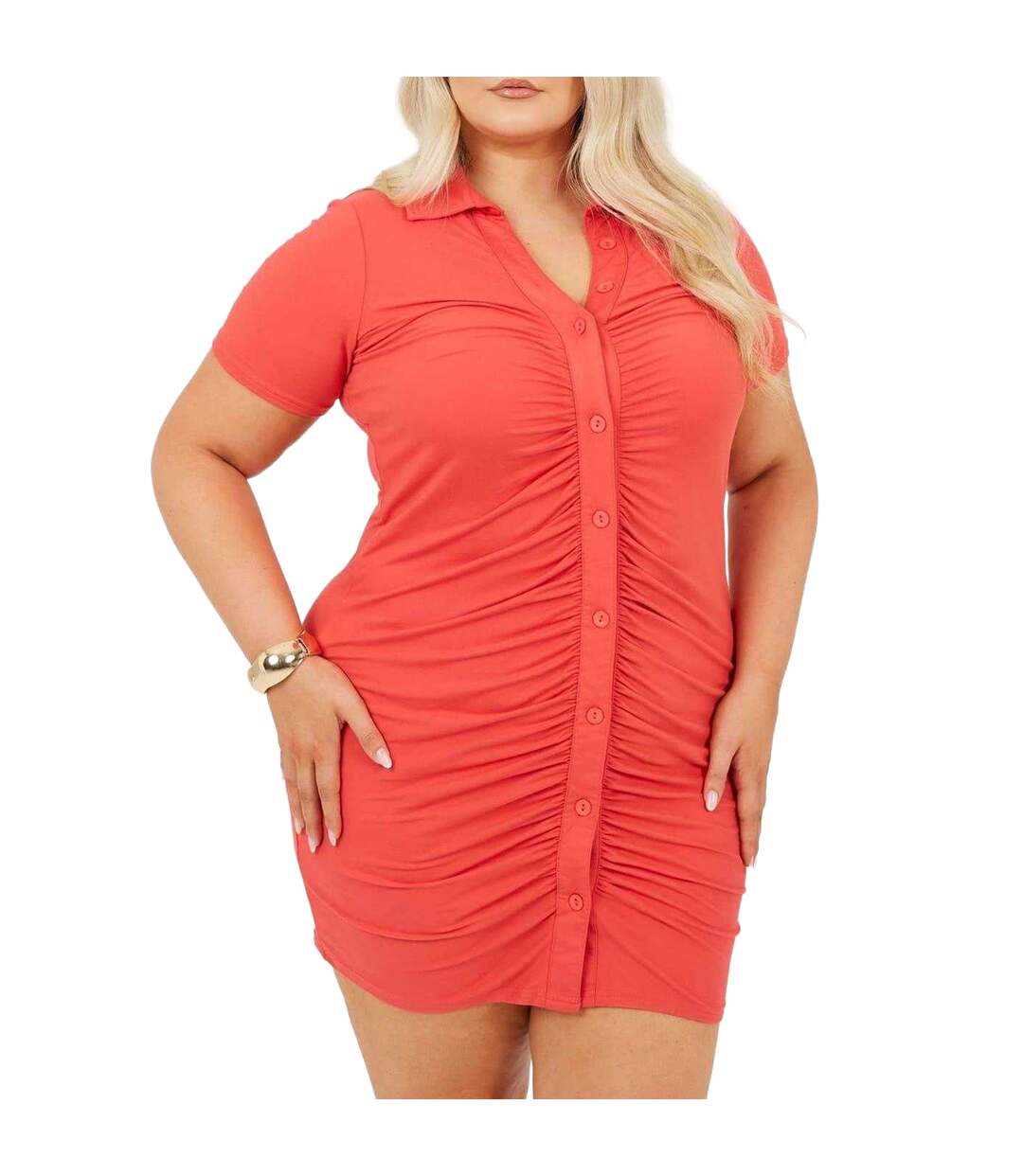 Robe Courte Femme Rouge Brave Soul-2