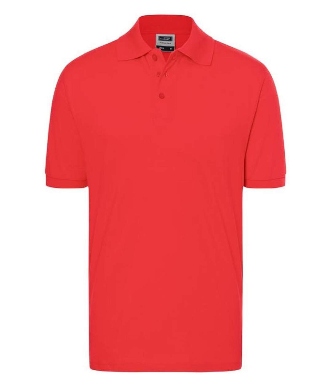 Polo manches courtes - Homme - JN070C - rouge tomate