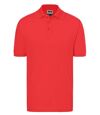 Polo manches courtes - Homme - JN070C - rouge tomate