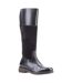 Hush Puppies Womens/Ladies Kitty Leather Knee-High Boots (Black) - UTFS9426