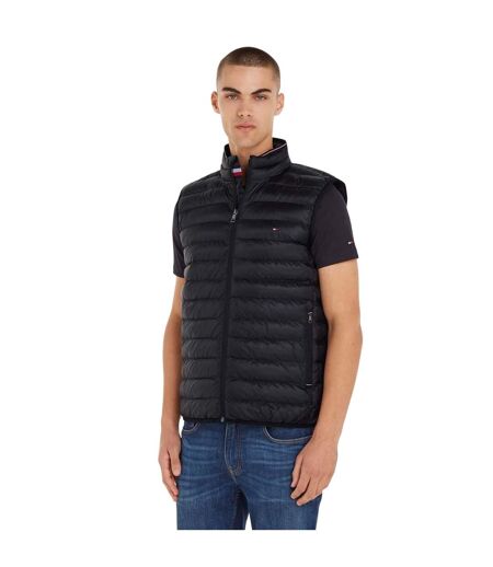Mens Recycled Packable Gilet Black Tommy Hilfiger