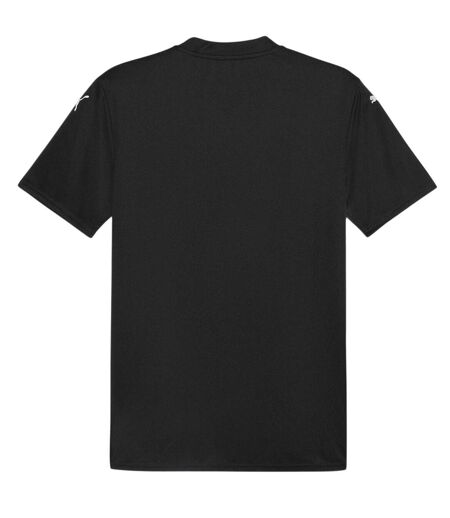 Mens Teamglory Jersey T-shirt Black White Puma