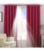 Eclipse blackout eyelet curtains 90 x 54in 229 x 137cm pink Riva Home