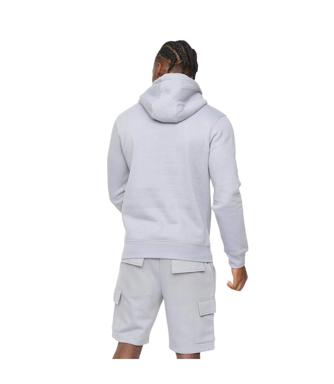 Mens Bardon Hoodie Steel Blue Crosshatch-3
