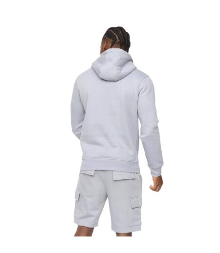 Mens Bardon Hoodie Steel Blue Crosshatch