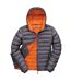 Mens Snow Bird Padded Jacket Grey Orange Result Urban-1