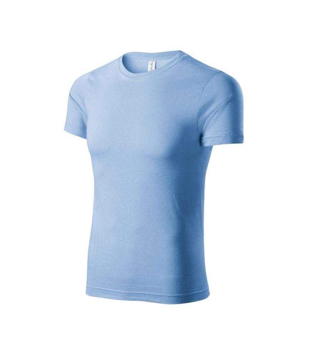 T-shirt Motif/style Peinture Homme Bleu Clair Malfini-4