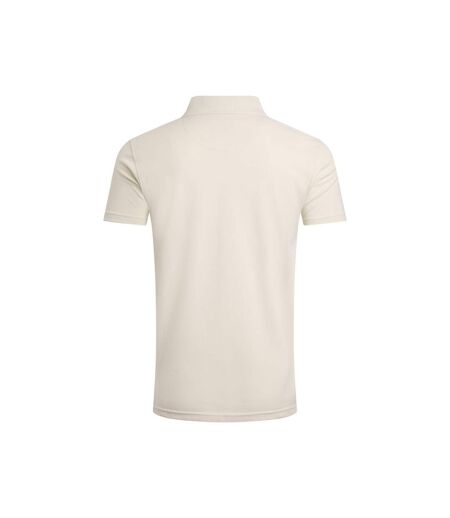 Mens miles pique organic polo shirt string Weird Fish