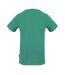 T-shirt Motif Logo Vertical Homme Vert Aquascutum-2