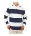 Haut De Rugby Homme Crème Bleu Marine Brave Soul-2