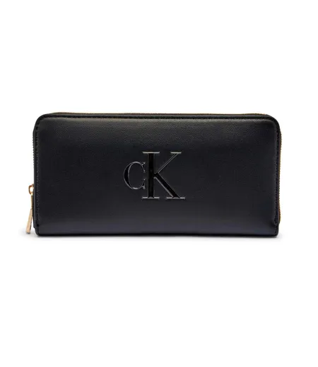Portefeuille noir homme calvin klein jeans bold