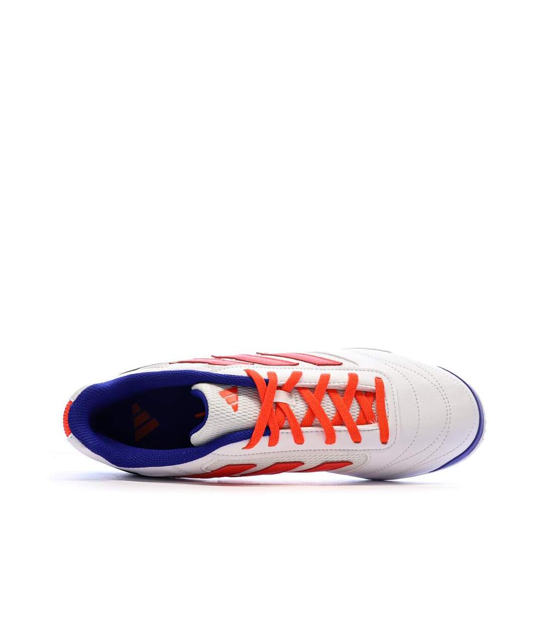 Chaussures de futsal blanches/rouges/bleu homme adidas super sala 2-4