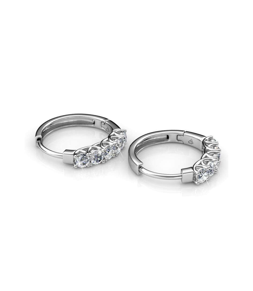 Boucles d'oreilles Queen's Ring - Cristal d'Autriche-2