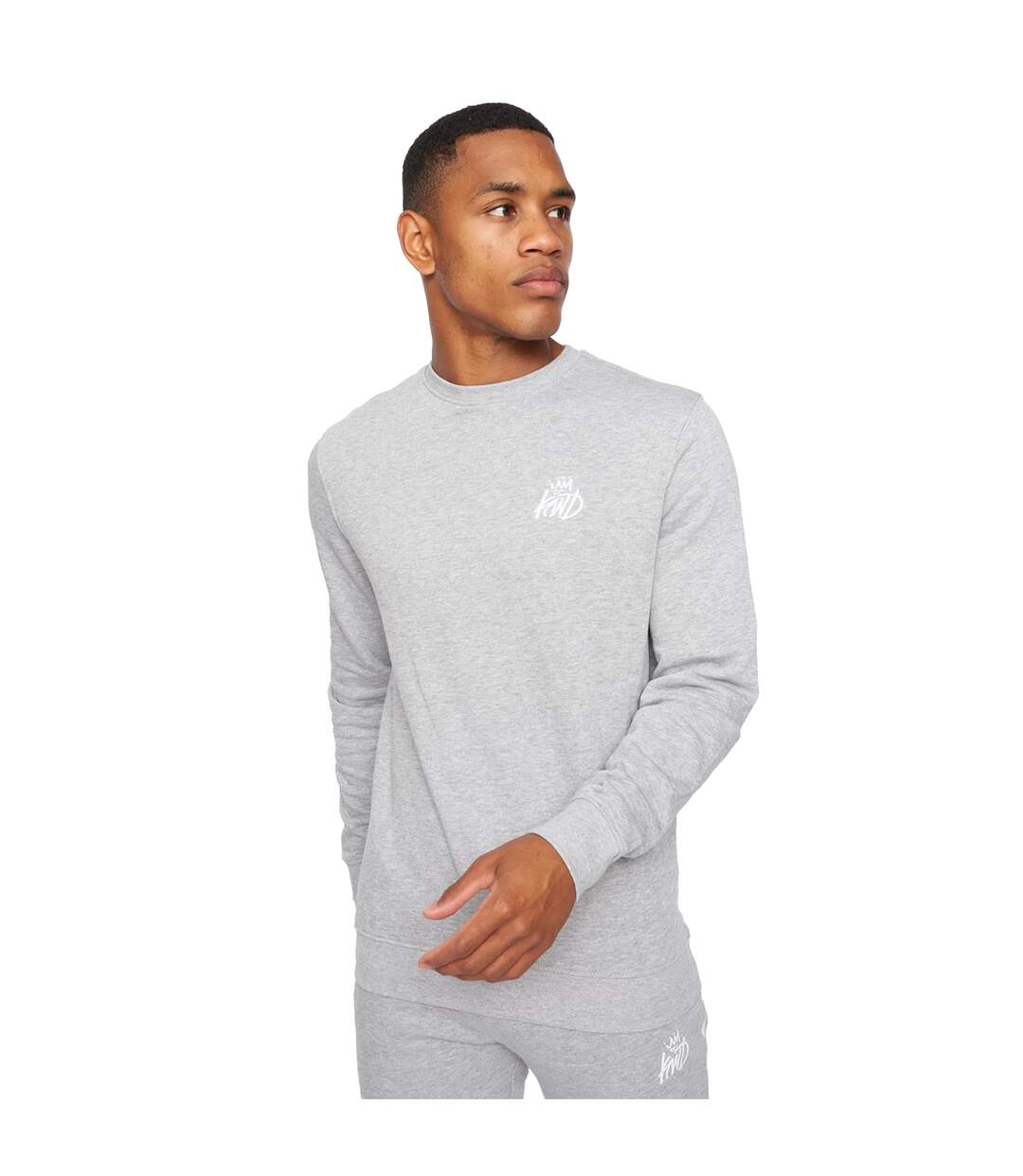 Sweat coby homme gris chiné Kings Will Dream-1