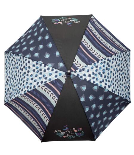 Isotoner Parapluie femme canne, ultra-déperlant, solide, ouverture auto/ fermeture manuelle