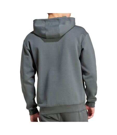 Sweat à capuche gris homme adidas m fi bos hd - l
